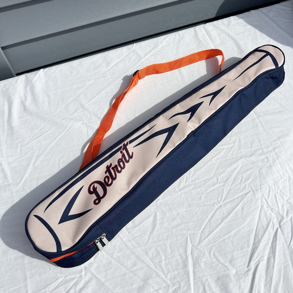 Miller Lite Detroit Tigers Bat Shaped Insulated Shoulder Cooler Bag MLB Baseball